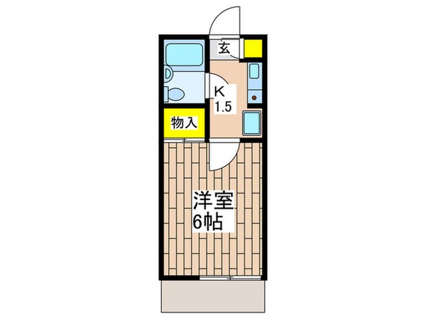 サンパレス湘南の物件間取画像